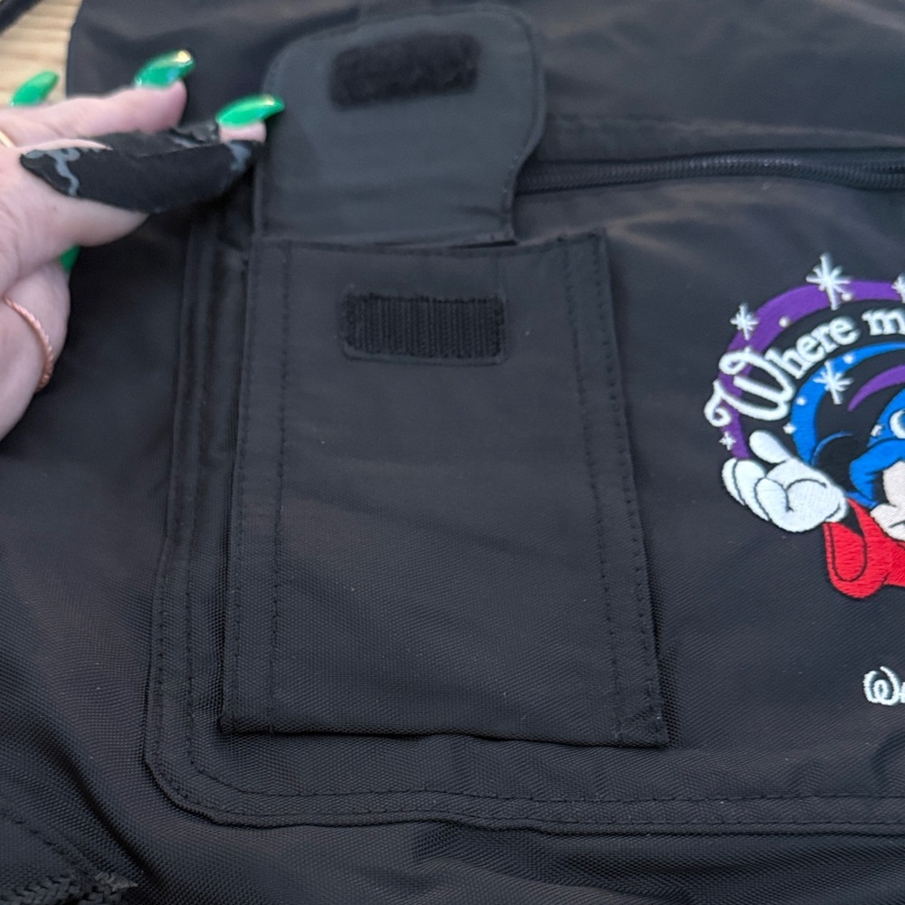 Disney Black Magic Drawstring Backpack - image 6